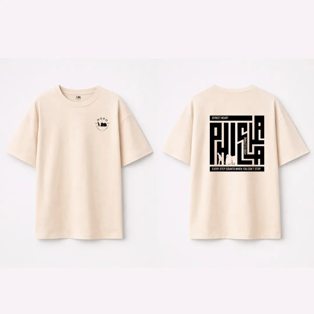 Natural tees with the Phila back print